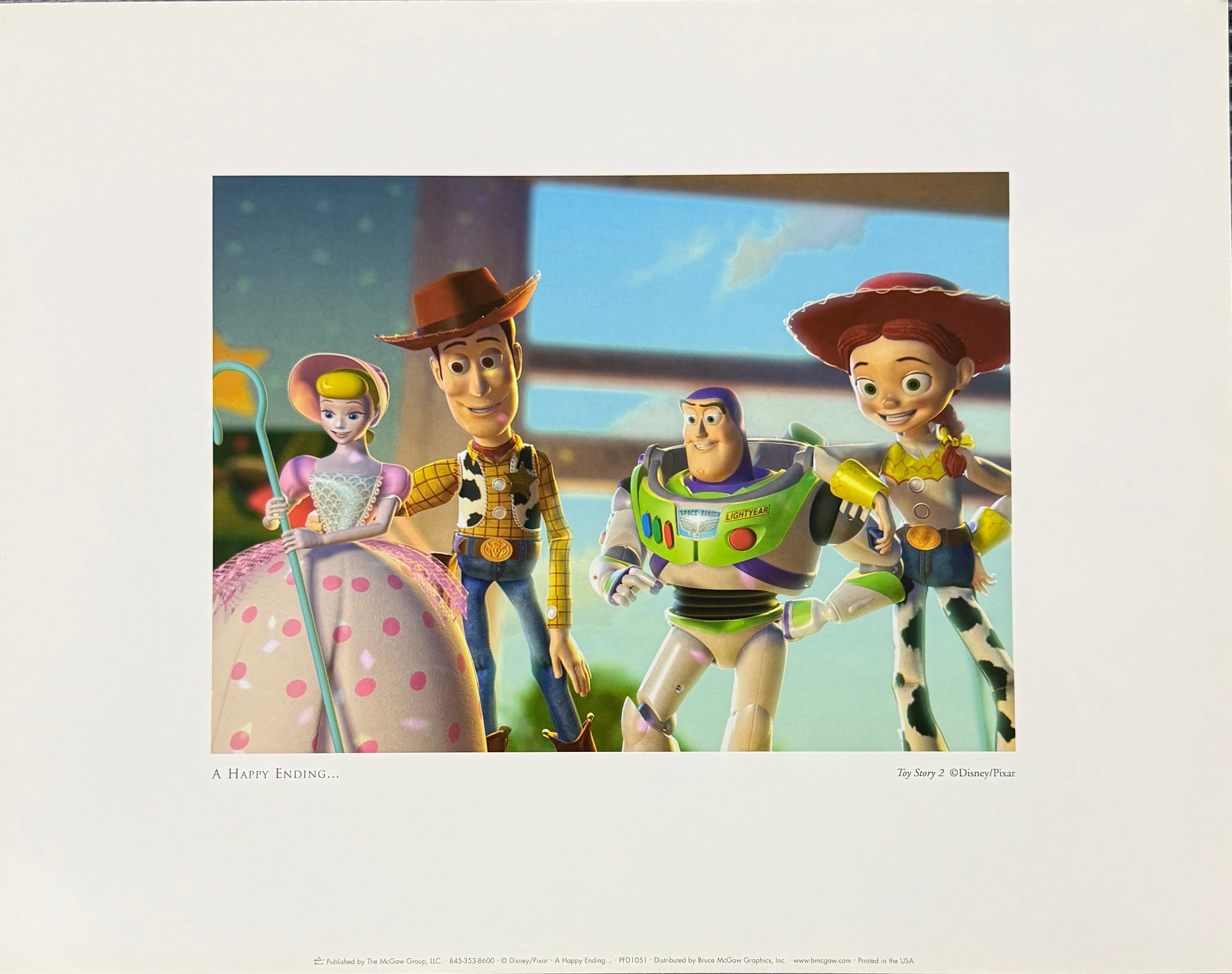 In the joyful finale of Toy Story 2, Woody and Buzz reunite with Andy, celebrating their friendship and readiness for new adventures together, embodying loyalty and love.
